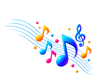 Colorful Musical Testimonial Cloud-22